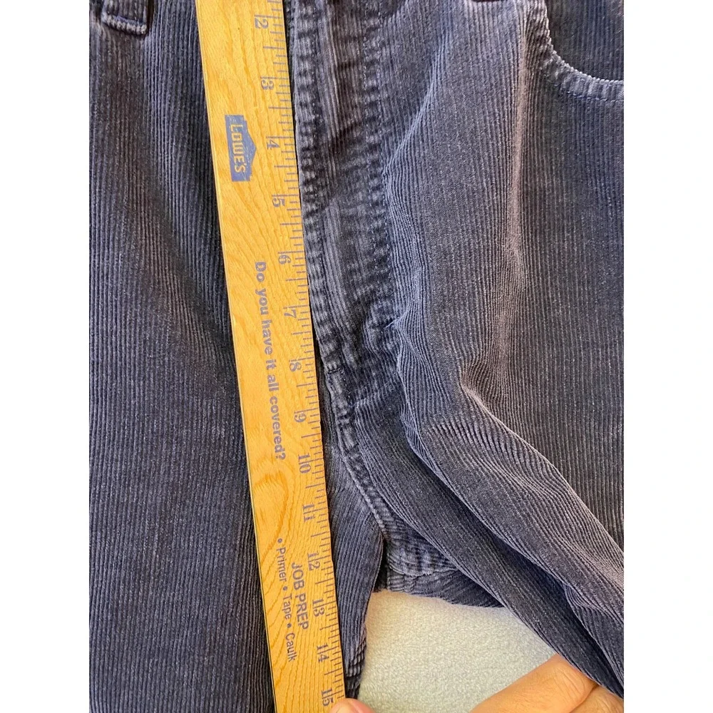 Banana Republic Rugged Jeans Corduroy Pants Mens 36L Navy Blue Straight 36x31